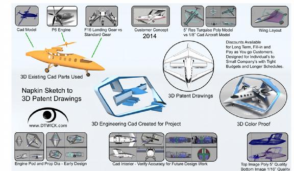 3D Aircraft Vtol